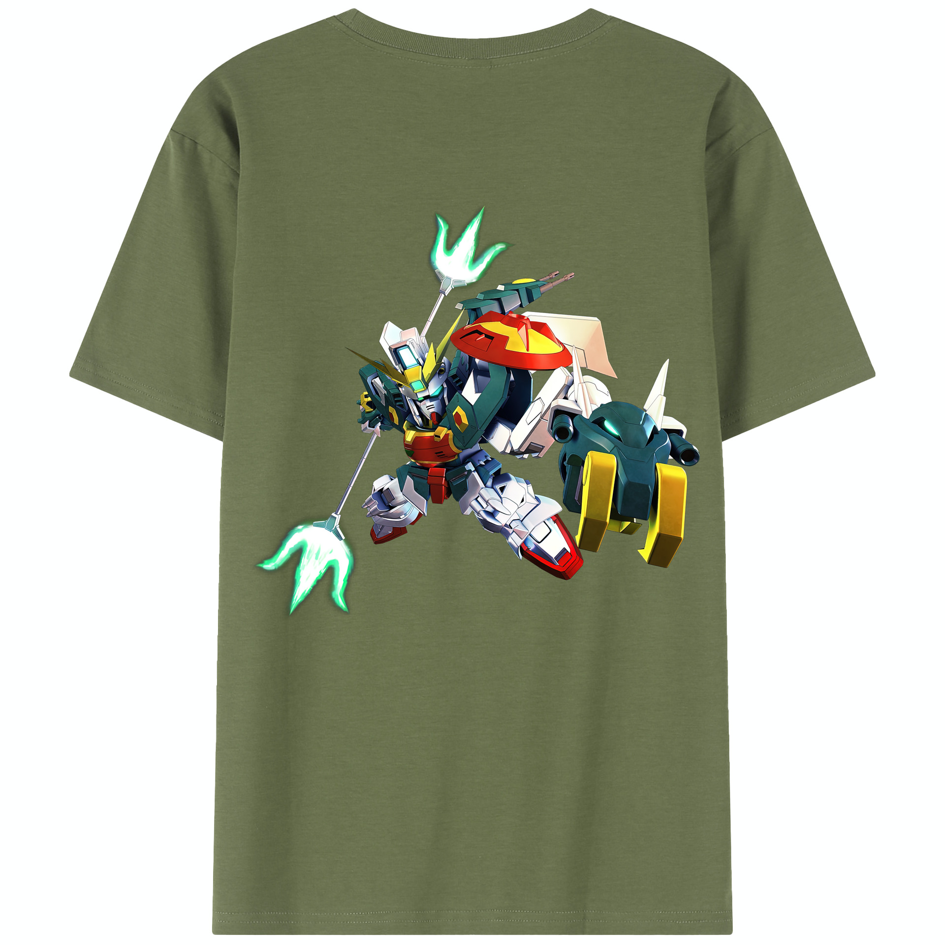 （画像用） 機動戦士ガンダム Mobile Suit Gundam 綿100％半袖Tシャツ（背面プリント）